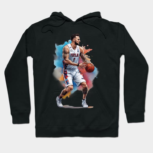 Basketball Shooter Hoodie by animegirlnft